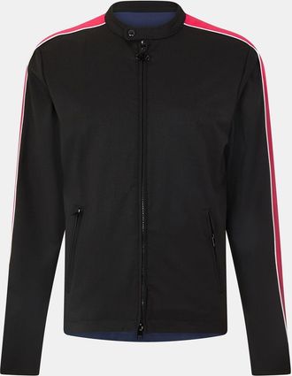 Diesel Mens Regular Fit Long Sleeve Top in Black+Red