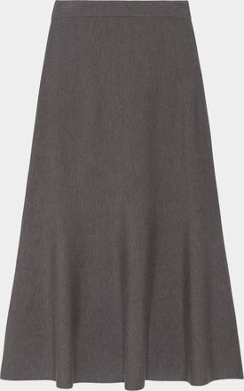 SIMKHAI Atwood Merino Wool Mermaid Midi Skirt