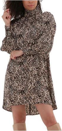 Suncoo Ciara Mini Jurk - Dames - Korte kleedjes - Veelkleurig - XS - Polyester - Kleedjes