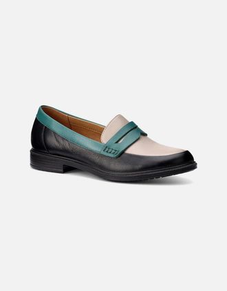 Hotter Womens Dorset Womens Penny Style Loafers - Black - Size: 6.5