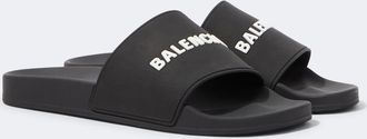 Balenciaga Palas Pool de goma con logo