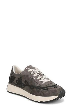 Blowfish Driftbloom Sneaker in Black Faux Leather at Nordstrom Rack, Size 6.5