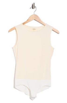 L'agence Amia Sleeveless Bodysuit in Vintage White at Nordstrom Rack, Size Xx-Small