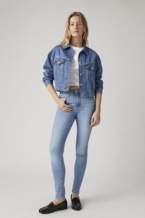 Levi's Vaqueros estrechos de talle alto 721 - Mujer - 24X28 - Lavado claro / Blue Wave Light