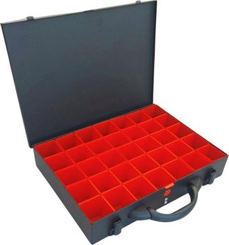 OEM Caja Met&aacute;lica Con 35 Contenedores 390x280x70 Mm