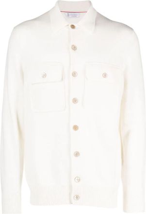 Brunello Cucinelli Cashmere Overshirt With Chest Pockets