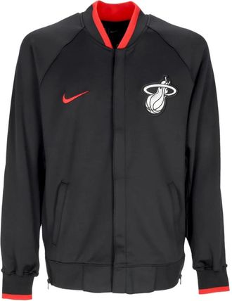 Nike Miami Heat Lichtgewicht Sweatshirt Jas - Heren - Fitness - Zwart - M - Polyester - Fitness