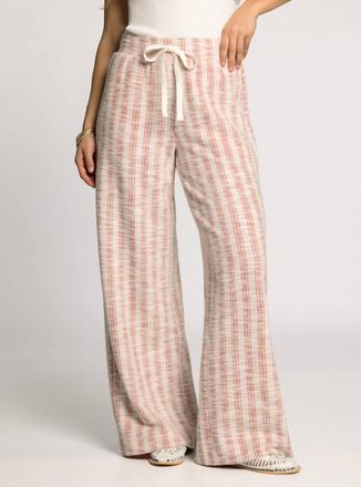 Thread & Supply Zaria Elastic Waist Pants In Light Coral Rose