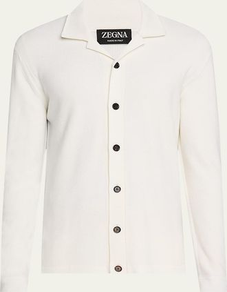 Ermenegildo Zegna Mens Wool Knit Sport Sweater