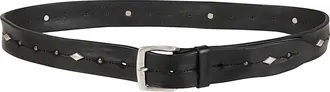 Orciani Bull Soft Calf Leather Metal Accent Belt