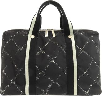 Chanel Black Nylon Tote Bag (Pre-Owned)