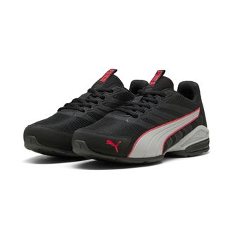 Puma Sneaker PUMA ELECTRO, Gr. 42,5, puma schwarz, gray echo, for all time rot, Schuhe Sneaker