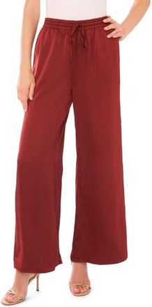 1.State Drawstring Wide Leg Pants in Dark Mahogany at Nordstrom Rack, Size Xx-Small