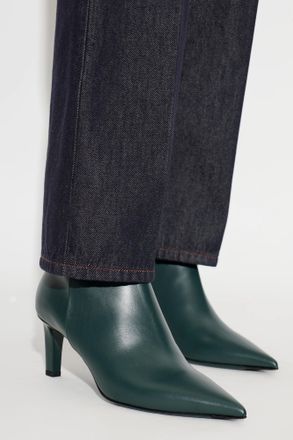 Jimmy Choo London Frankie Heeled Ankle Boots, Womens, Green