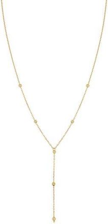 Bony Levy 14K Gold Beaded Y-Necklace in 14K Yellow Gold at Nordstrom Rack, Size 18