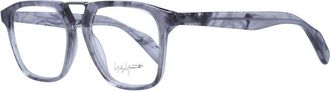 Yohji Yamamoto Heren Grijze Optische Monturen Vierkante Stijl - Heren - Brillen - Grijs - ONE Size - Accessoires