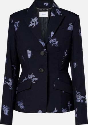 Erdem Blazer in jacquard di lana e cotone