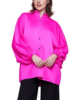 Why Dress Satin Button Up