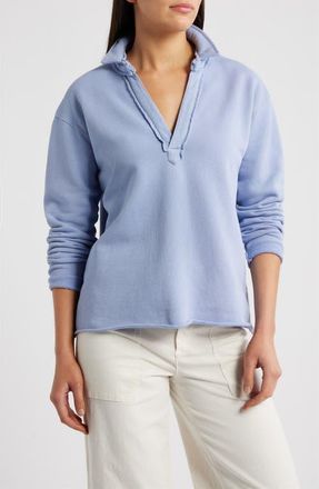 Frank & Eileen Patrick Popover Henley in Fog Blue at Nordstrom, Size X-Small