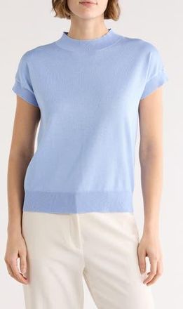 T Tahari Short Sleeve Crew Sweater in Bluebell at Nordstrom Rack, Size X-Small