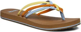 Sanuk Yoga Sandy II Flip Flop in Clear Sky Multi at Nordstrom, Size 10