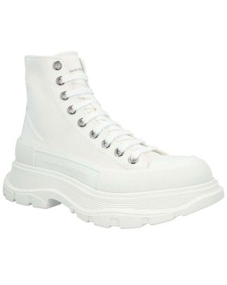 Alexander McQueen Alexander Mcqueen Womens Canvas Tread Slick Boot, Never Worn (Authentic Pre- Loved)
