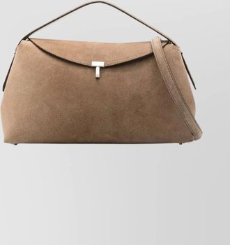 Toteme suede cross-body bag top handle