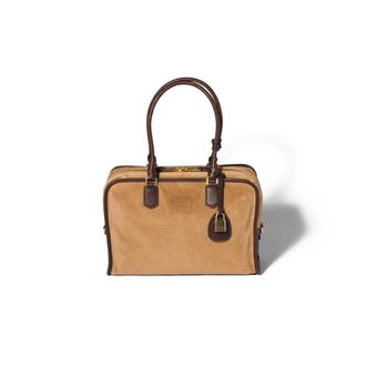 Miu Miu Retour Suede Bag, Woman, Cinnamon/briarwood