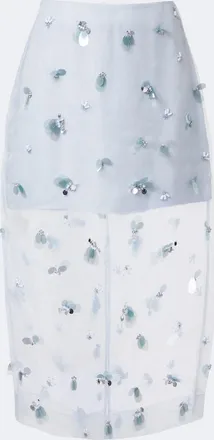 SIMKHAI Delilah embellished midi skirt
