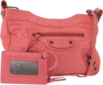 Balenciaga Pre-owned Shoulder Bags, female, Pink, Size: ONE SIZE Pre-owned Shoulder Bag