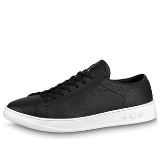 Louis Vuitton Resort Sneakers Black Leather 1AA621