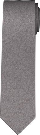 Olymp Krawatte OLYMP, Herren, silbergrau, Web, Seide, Krawatten Krawatte, slim