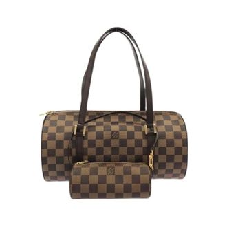 Louis Vuitton Pre-owned Canvas Handbag Pouch - unisex - Louis Vuitton Vintage - Vintage Handbags - Brown - ONE SIZE - Pre-owned
