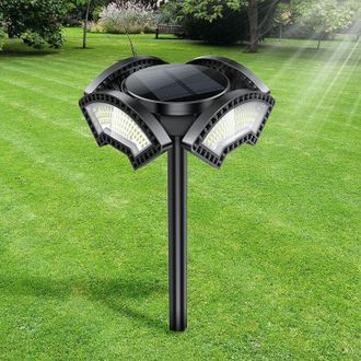 OEM L&aacute;mpara Solar Exterior Crezuo 304 Led, L&aacute;mpara Solar De Seguridad Autom&aacute;tica, Iluminaci&oacute;n Solar Inal&aacute;mbrica Impermeable Para Interiores Y Exteriores, 