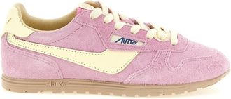 Autry Pink Logo Sneakers