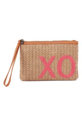 Hobo XO Straw Pouch in Meadow Woven Straw at Nordstrom