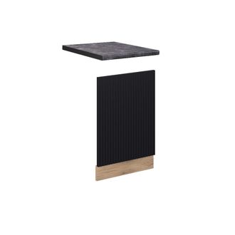 Vicco Panel Frontal Fame-line, Rayas Negras, 45 Cm, Et Antracita