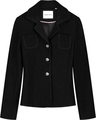 Fab By Fabienne Chapot Baby Blazer - Dames - Blazers - Zwart - L - Wol - Jassen