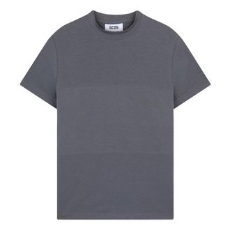 GCDS Gcds, Tops, Dames, Blauw, 2Xs, Slim Fit T-shirt