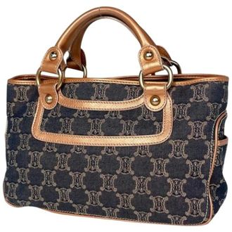 Celine Pre-owned Handbags, female, Blue, Size: ONE SIZE Pre-owned Vintage Handbag