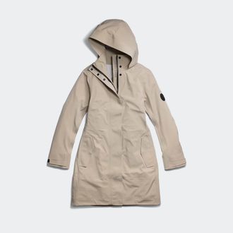 Canada Goose Cardero Rain Jacket Black Disc (Women, Limestone, XL)