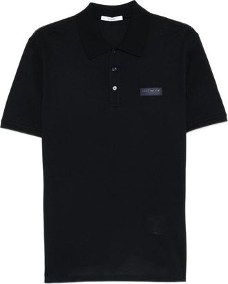 Givenchy Logo Patch Polo Shirt - Heren - Polos - Blauw - S - Katoen - Tops