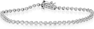 Vir Jewels 2 cttw Lab Grown Diamond Tennis Bracelet in 14K White Gold 7 Inch For Women