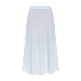 Lisa Yang Dames, Rokken, Blauw, Maat: XS Kasjmier