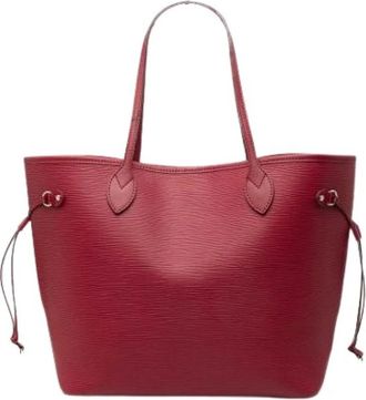 Louis Vuitton Pre-owned Neverfull MM Tote Bag - Dames - Vintage Shopper - Rood - ONE Size - Leer - Vintage