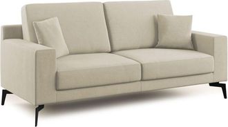 Divani.Store Prestige Sof&aacute; Moderno En Microfibra Desmontable 146 Cm Crema