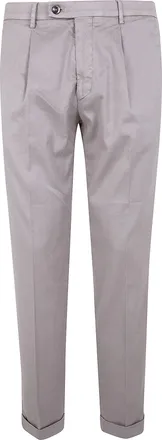 Michael Coal Linen Classic Trousers