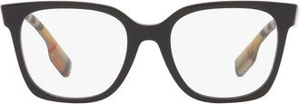 Burberry BE23473942 Square Full Rim Eyeglasses - Black