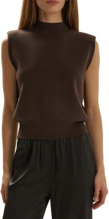 Favorite Daughter The Whitney Sleeveless Knit Crop Top in Espresso at Nordstrom, Size X-Small