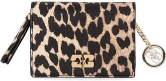 Ganni PORTACARTE BOU ANIMALIER GANNI